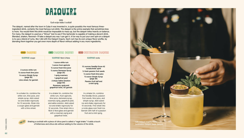 Three Cheers Cocktail Book by Kaitlyn Stewart