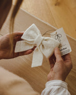 Organic Felt Wool Bow