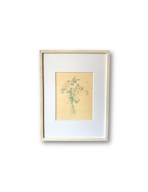 Framed Vintage Bouquet Print