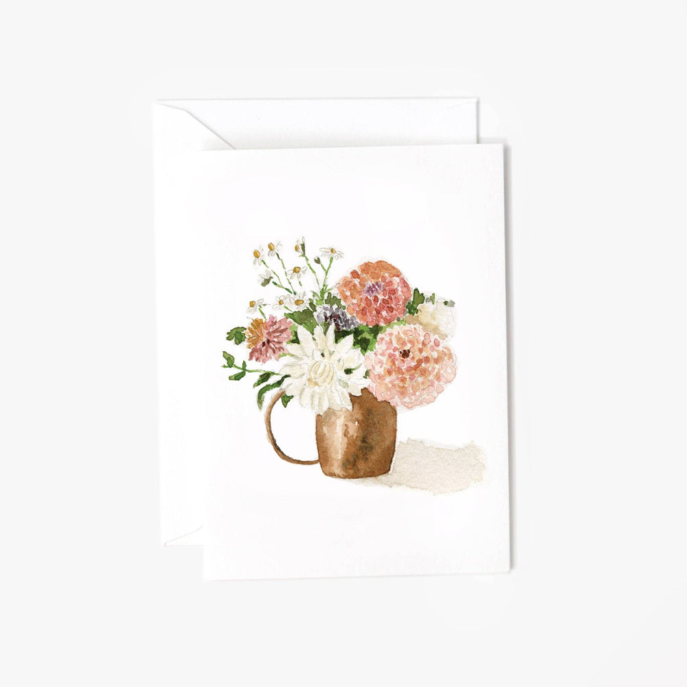 Dahlia Mini Notecard by Emily Lex Studio