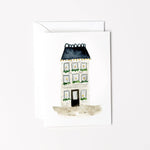 Blue Roof House Mini Notecard by Emily Lex Studio