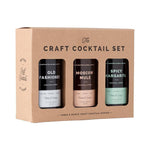Craft Cocktail Mixer Syrup 3-Pack Set