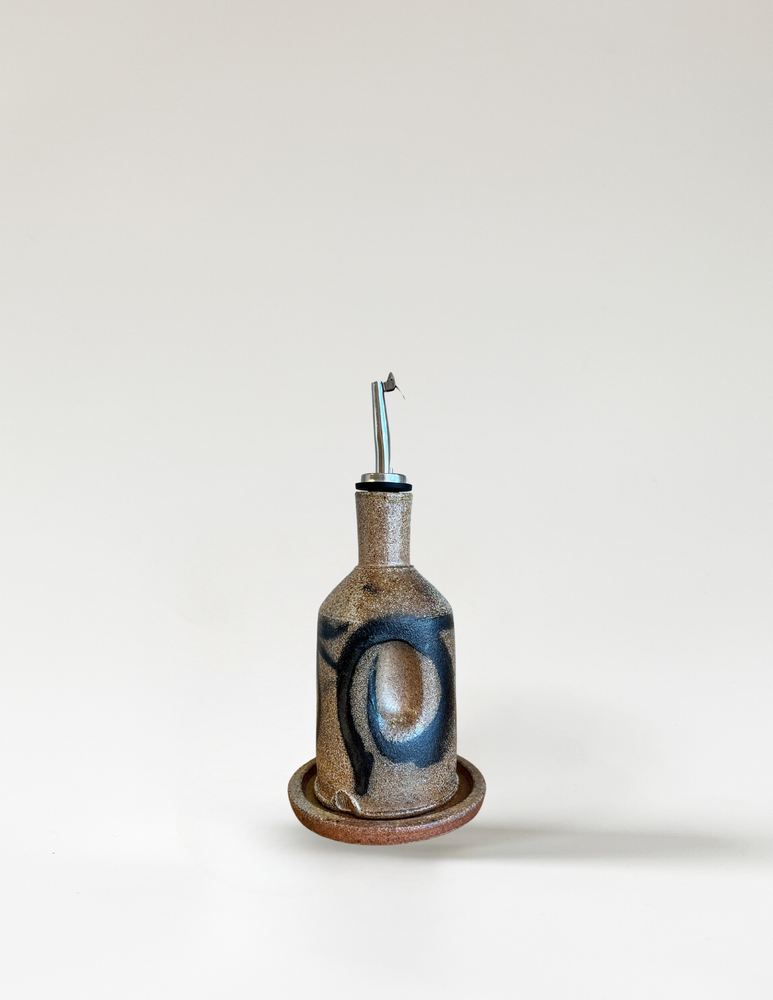 Oil Bottle | Wood-Fired Pottery by Shawn M. Grove