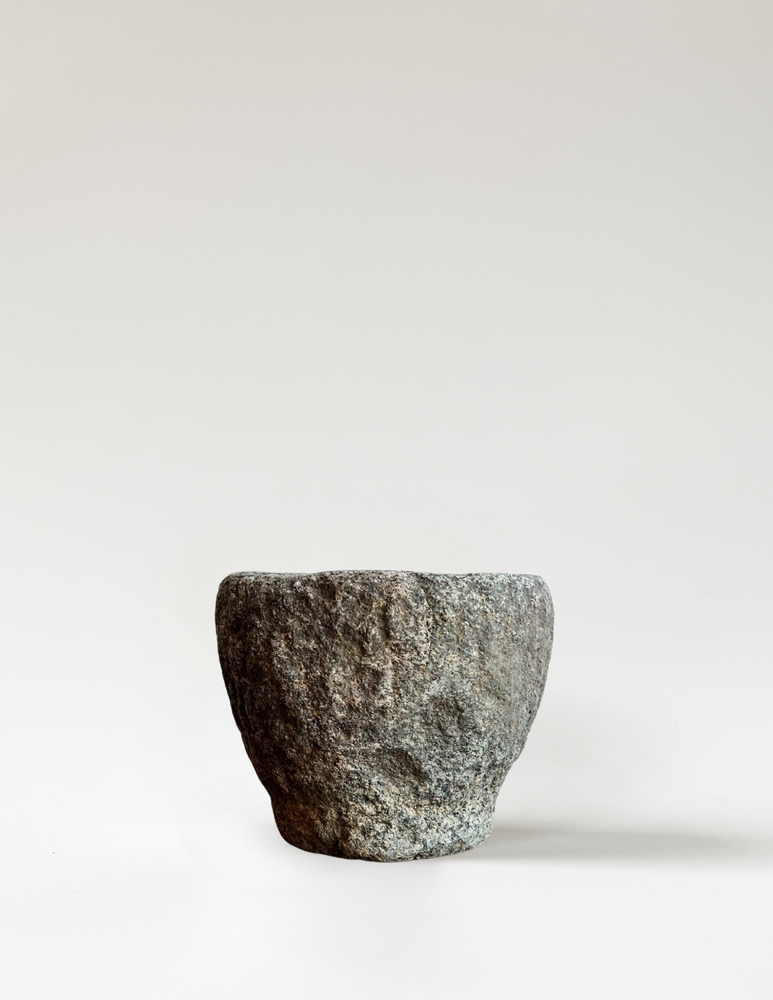 Large Carved Stone Bowl