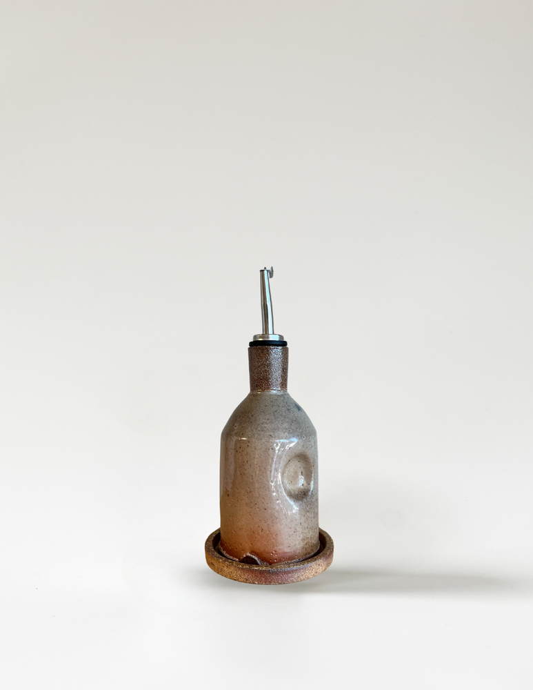 Oil Bottle | Wood-Fired Pottery by Shawn M. Grove
