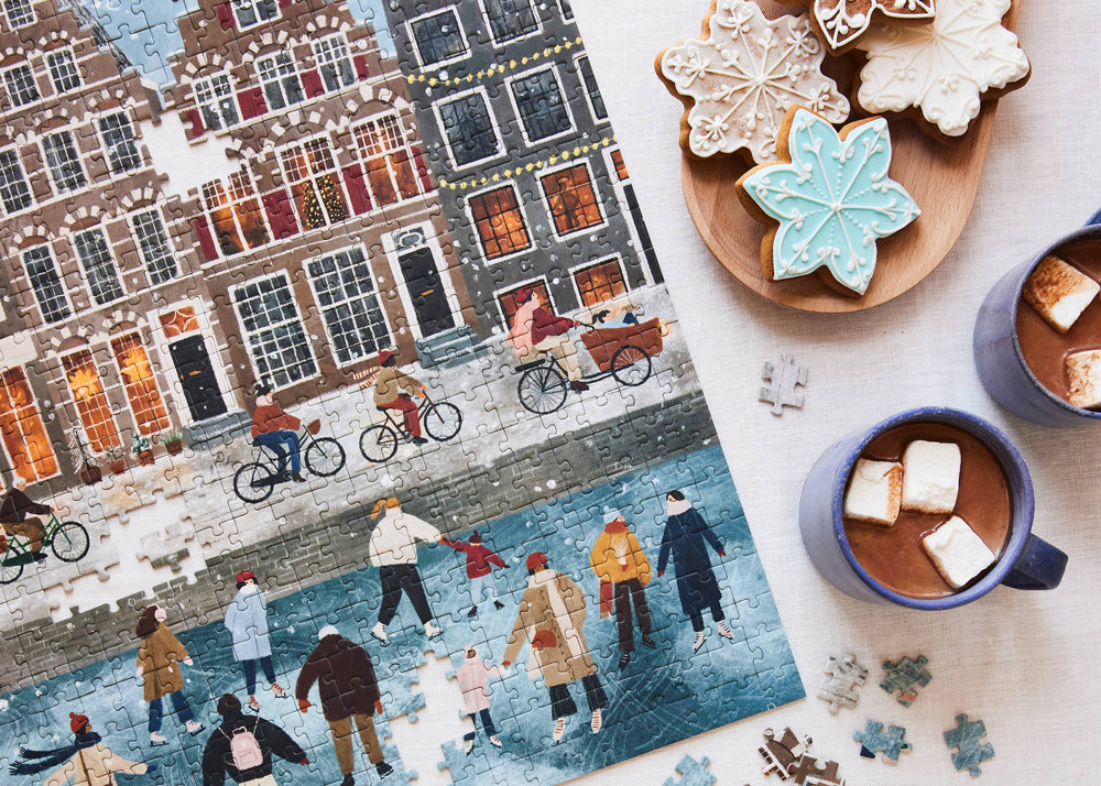 Snow Day in Amsterdam Puzzle