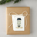 Blue Roof House Mini Notecard by Emily Lex Studio