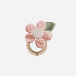 Cotton Crochet Rattle Teether | Flower