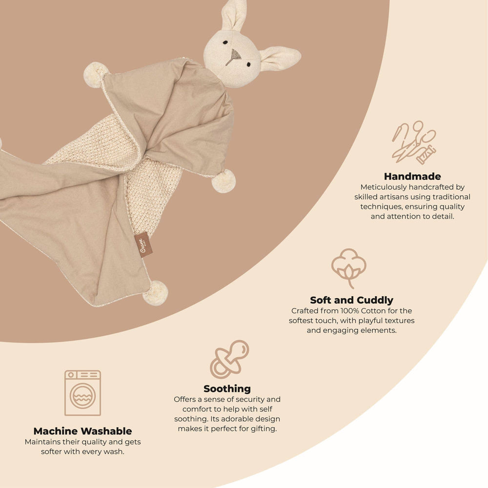 "Ollie The Bunny" Organic Baby Blanket