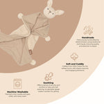 "Ollie The Bunny" Organic Baby Blanket