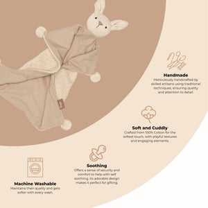 "Ollie The Bunny" Organic Baby Blanket