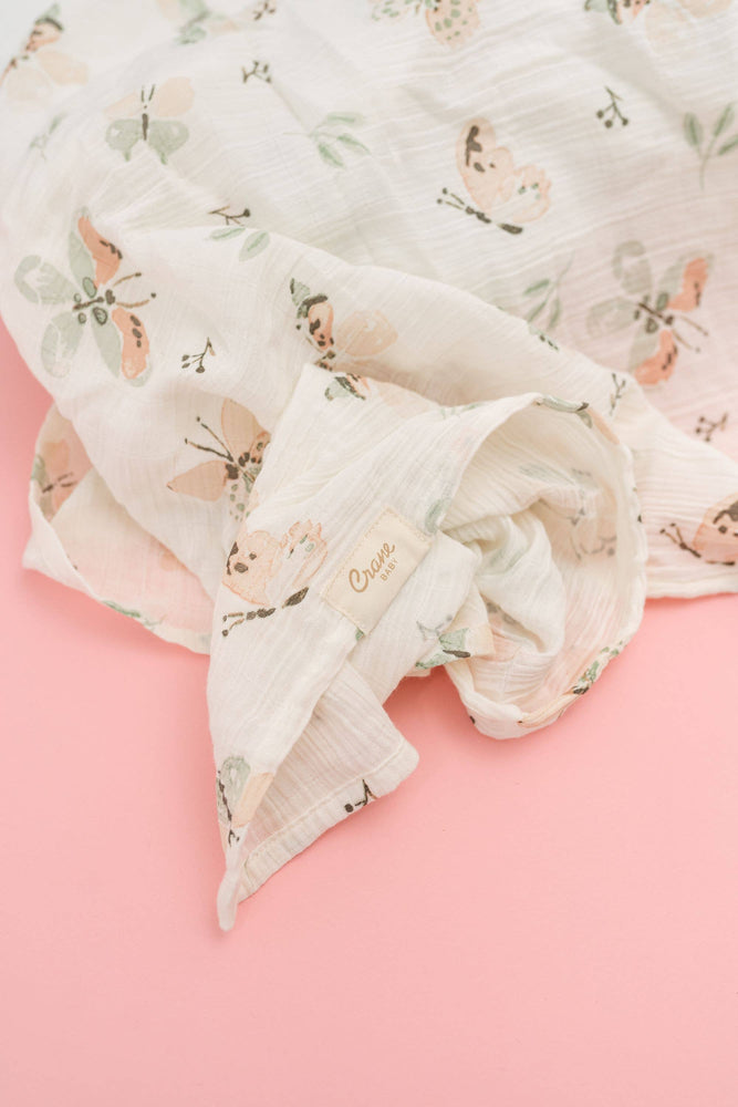2-pc. Swaddle Set (Butterfly/Rainbow)