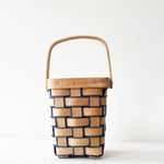 Vintage Handled Wine Basket