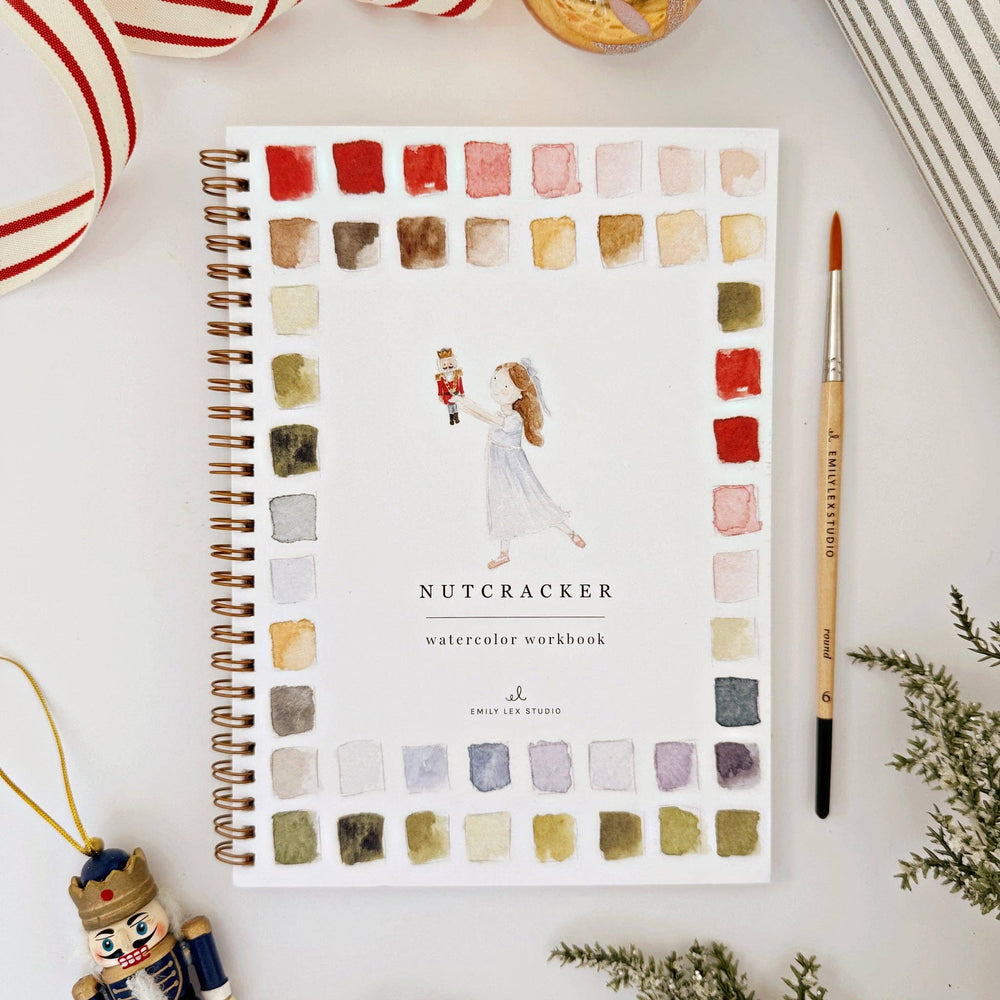 Nutcracker Watercolor Workbook by Emily Lex Studio