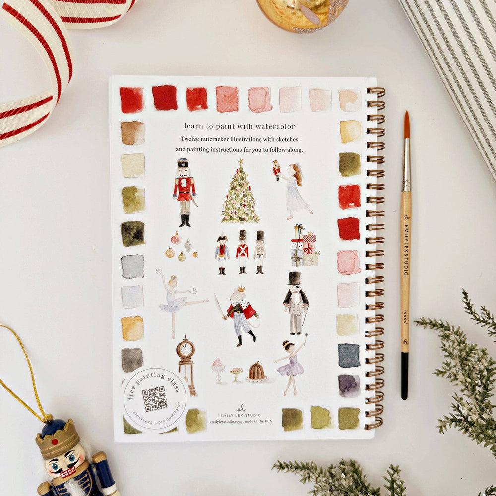 Nutcracker Watercolor Workbook by Emily Lex Studio