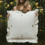 Frances Ruffled Pillow Cover