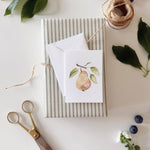 Pear Mini Notecard by Emily Lex Studio