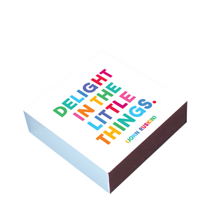 Delight Little Things Matchbox (John Ruskin)
