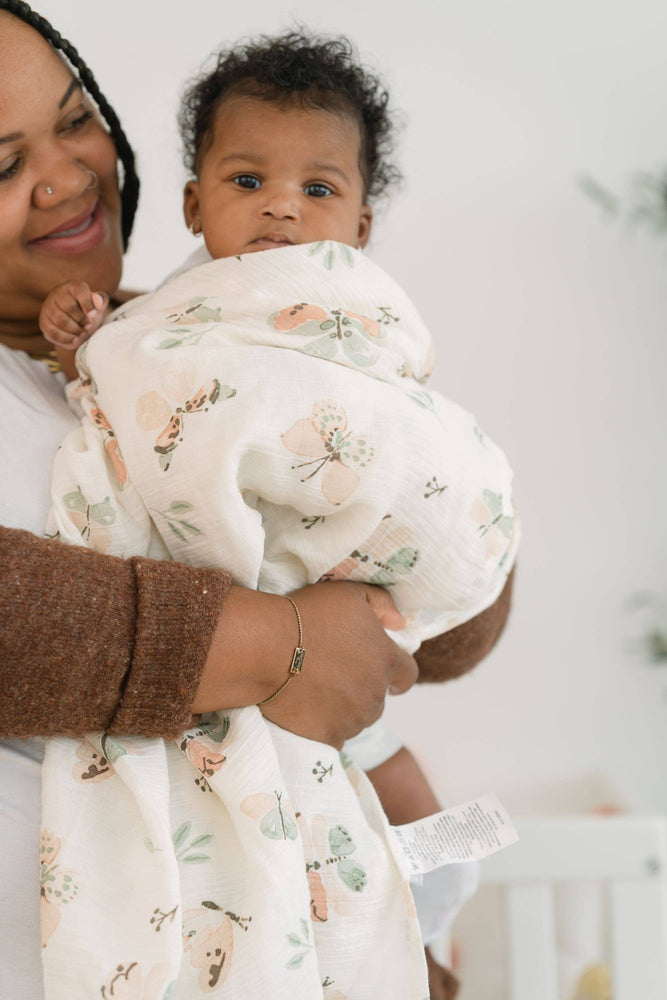 2-pc. Swaddle Set (Butterfly/Rainbow)
