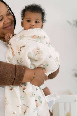 2-pc. Swaddle Set (Butterfly/Rainbow)