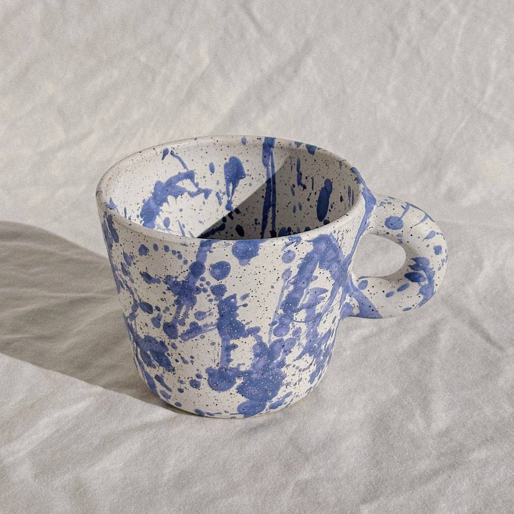 Splatter Cappuccino Mug by Pepper Stone Ceramics