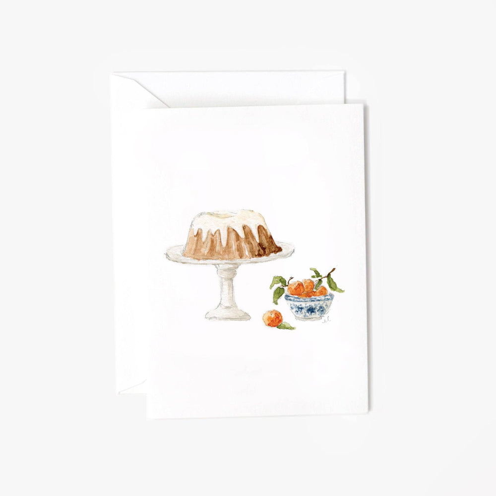 Bundt Cake Mini Notecard by Emily Lex Studio
