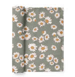 Daisy Swaddle Baby Blanket | Sage Green