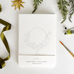 Wreaths Paintable Notecards by Emily Lex Studio