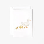 Baby Ducks Mini Notecard by Emily Lex Studio