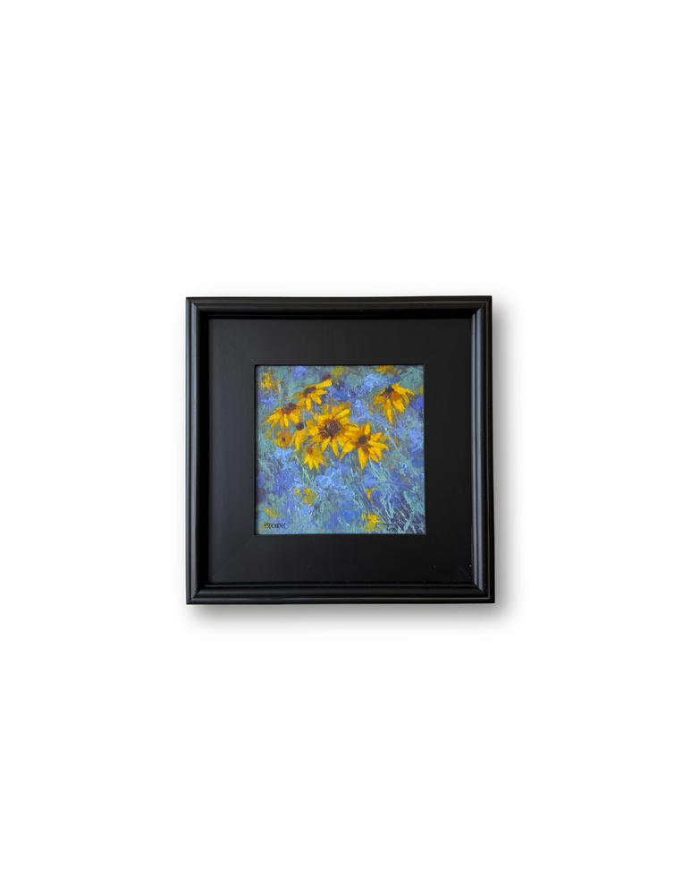 "Summer Medley- Daisies & Cornflowers" by Libby Stevens