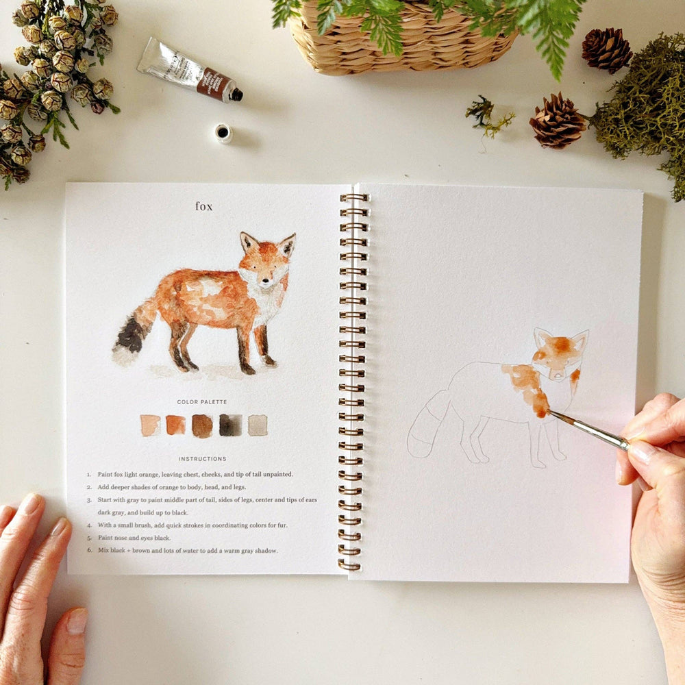 Woodland Watercolor Workbook by Emily Lex Studio