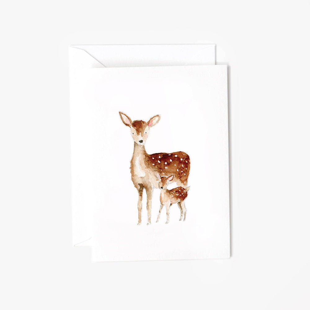 Baby Deer Mini Notecard by Emily Lex Studio