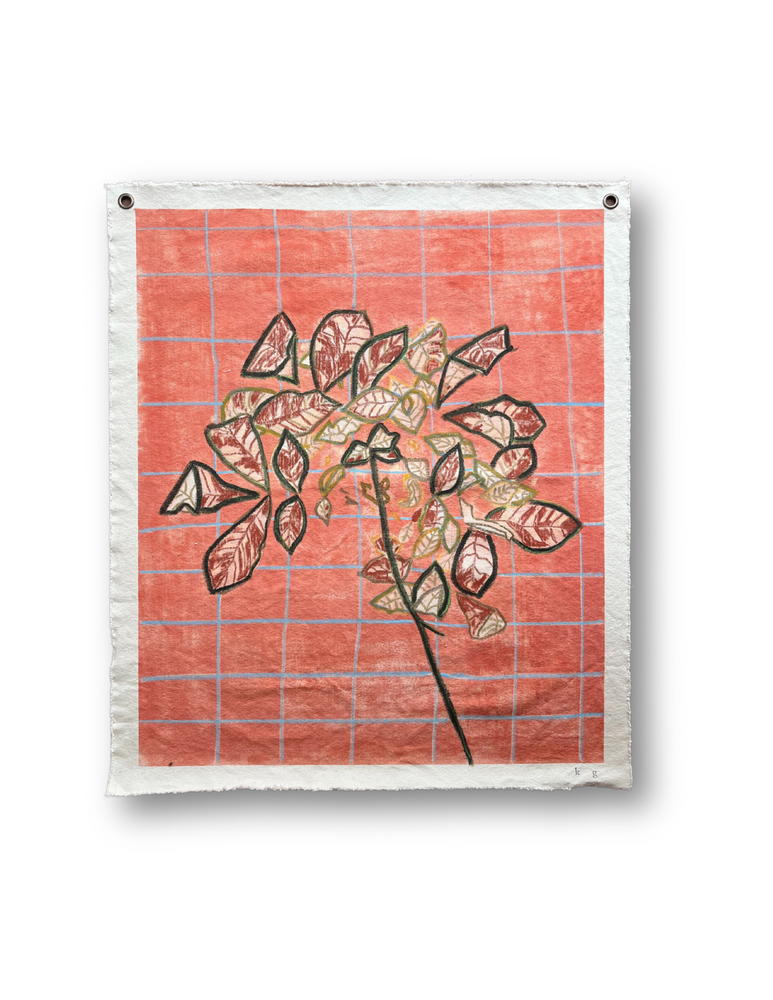 Checkered Laurel Spread by Kay Gagnon