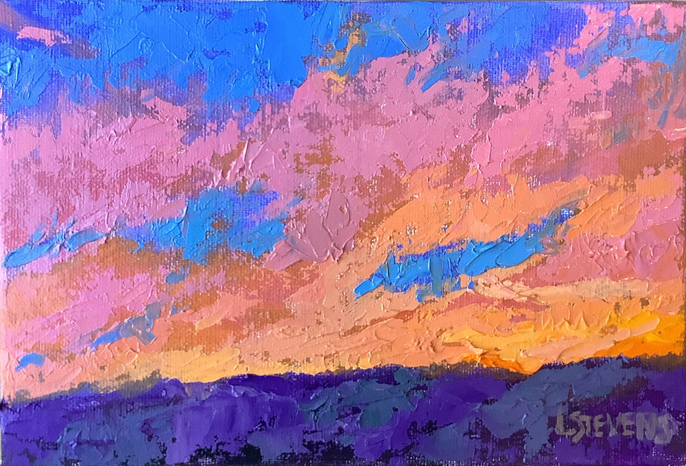 "Short Hill Sunset" by Libby Stevens