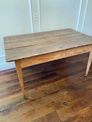 Vintage Table with Casters
