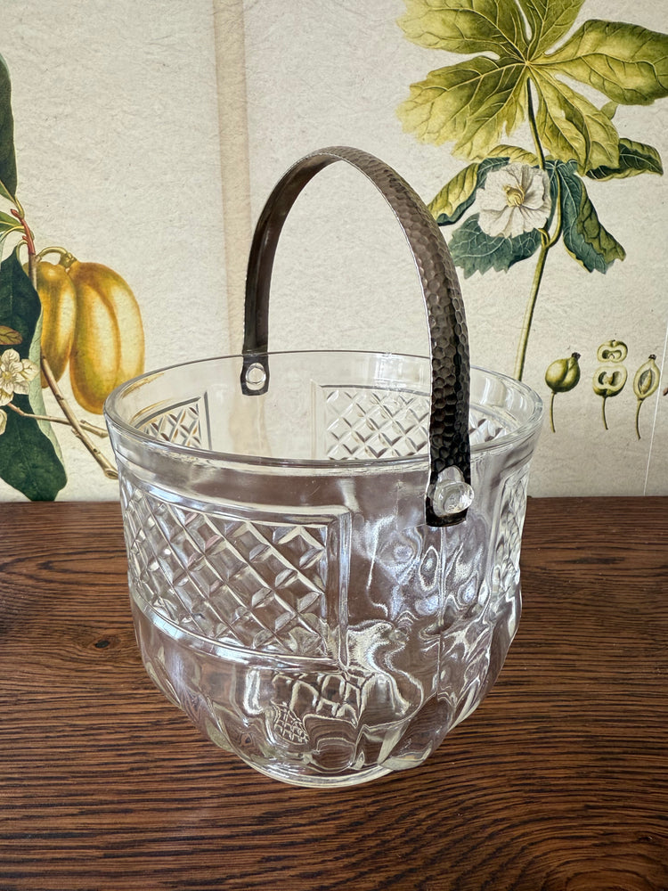 Vintage Ice Bucket & Tongs