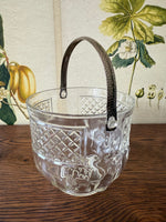 Vintage Ice Bucket & Tongs