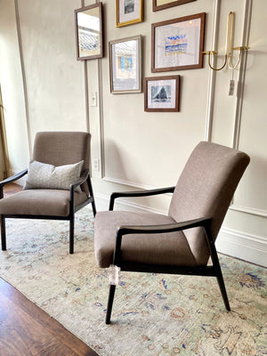 Vintage 1960s Czechian Upholstered Chair | Store Pickup Only
