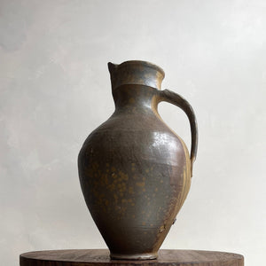 Large Handled Pitcher | Wood-Fired Pottery by Shawn M. Grove