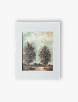 Quiet Waters of Autumn print by Tamara Minarchi