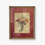 Vintage Framed Flower Print