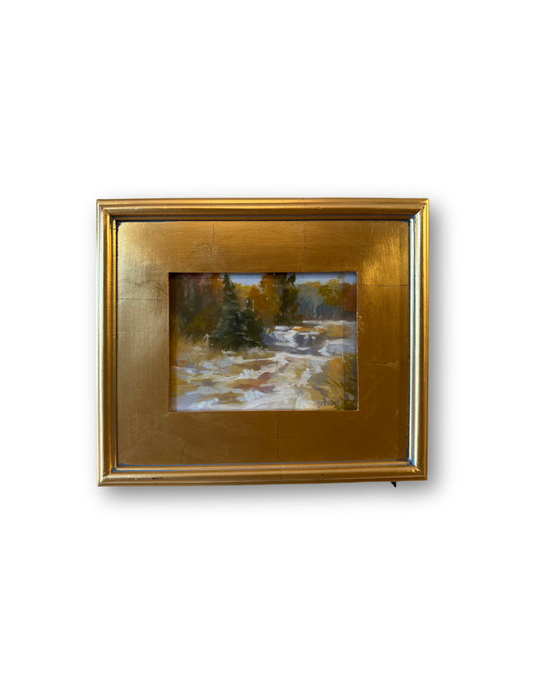 Snowy Path by Libby Stevens Art