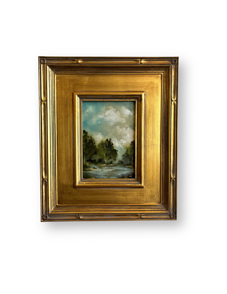 Thoughts on Stillness painting by Tamara Minarchi