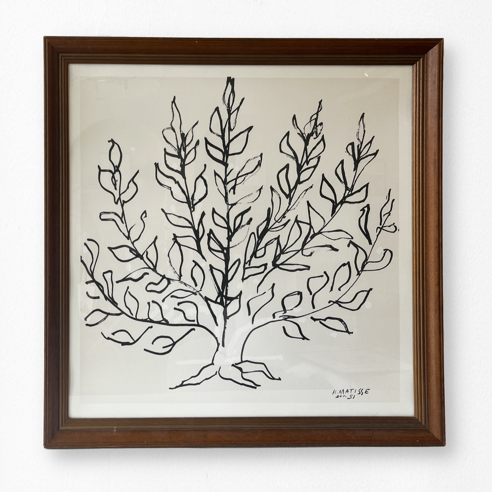 Large Vintage Framed Matisse Print