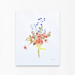 "Mini Wildflowers" Art Print by Louisa Urrea