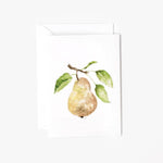 Pear Mini Notecard by Emily Lex Studio