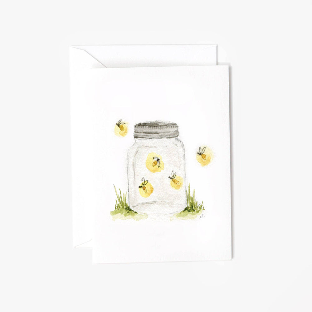 Fireflies Mini Notecard by Emily Lex Studio