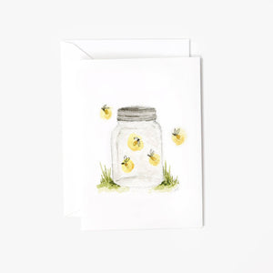 Fireflies Mini Notecard by Emily Lex Studio
