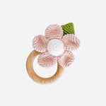 Cotton Crochet Rattle Teether | Flower