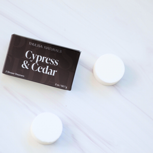 Cedar + Cypress Shower Steamers by Thulisa Naturals